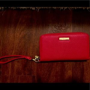 ADRIENNE VITTADINI bright red wallet